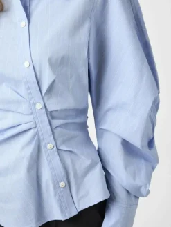 Neoella Flannel Skjorte, Light Blue, 40