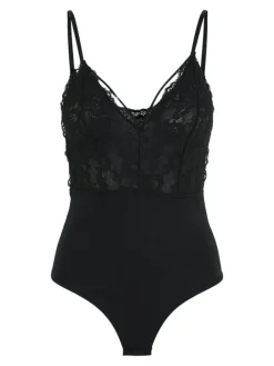 Nichelle Bodystocking, Black, XS