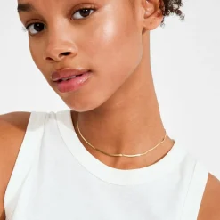 Nikita Halskæde, Gold Plated, 38+9 cm