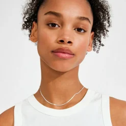 Nikita Halskæde, Silver Plated, 38+9 cm