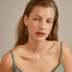 Niya Øreringe, Gold Plated