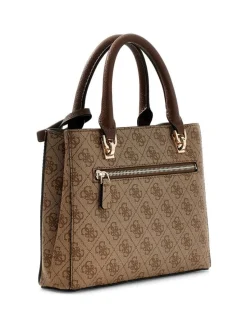 Noelle 4G Logo Håndtaske, Latte Logo/Brown