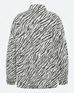 Noliana Zebra Denimskjorte, Black, 38