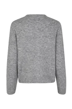 Nor Short Cardigan, Grey Mel., XL