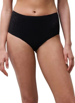 Norah Højtaljede Trusser, Black, 44