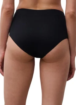 Norah Højtaljede Trusser, Black, 44