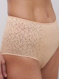 Norah Højtaljede Trusser, Golden Beige, 44