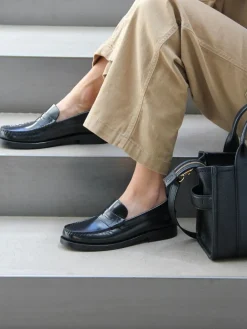 Norah Loafers, Black Polido, 39