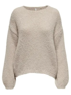 Nordic Life Striktrøje, Humus, L