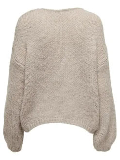 Nordic Life Striktrøje, Humus, L