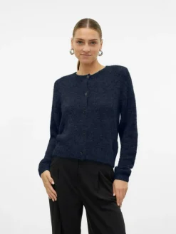 Novah Cardigan, Navy Blazer, M