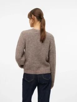 Novah Striktrøje, Brown Lentil, XL