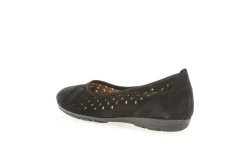 Nubuck Lavato Ballerinasko, Sort, 40.5