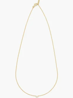 Oda Floating Halskæde, Gold Plated, 42 cm