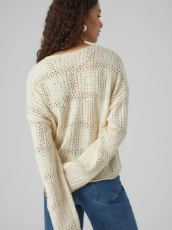 Oda Striktrøje, Birch, XL