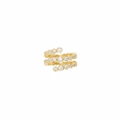 Odette Spiral Ring, Gold, 56