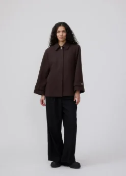 OfiaMD Jakke, Dark Coffee, L