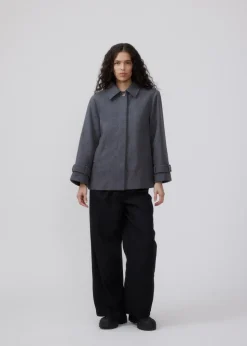 OfiaMD Jakke, Dark Grey Melange, S