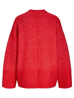 Ollie Oversize Striktrøje, Racing Red, XS