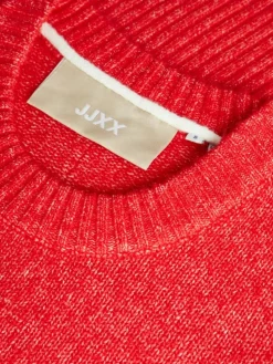 Ollie Oversize Striktrøje, Racing Red, XS