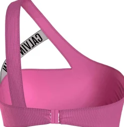 One Shoulder Bikinitop, Bold Pink, M