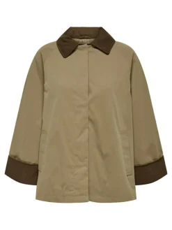 Orchid Mix Cordoroy Parka Jakke, Otter, L