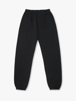 Organic Fitted Sweatpants, Black, S