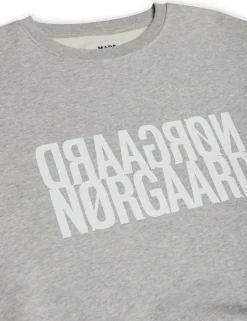 Organic Sweat Tilvina Sweatshirt, Light Grey Melange, 3XL