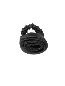 Organza Rosea Scrunchie, Black