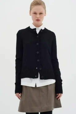 OrkideaIW Cardigan, Black, XS