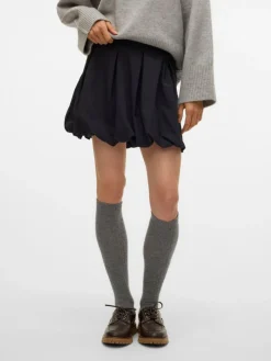 Ottilie Mini Balloon Nederdel, Black, XS