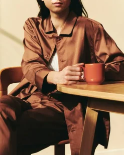 Outline Pyjamasbukser, Milk Chocolate, M/L