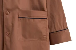 Outline Pyjamasskjorte, Milk Chocolate, S/M