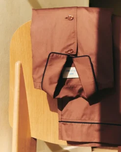 Outline Pyjamasskjorte, Milk Chocolate, S/M