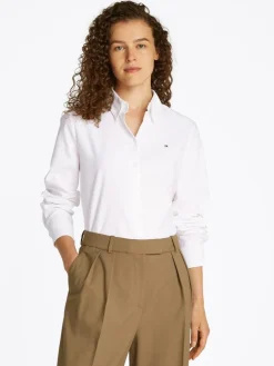 Oxford Relaxed Fit Skjorte, Optic White, 38