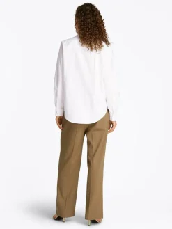 Oxford Relaxed Fit Skjorte, Optic White, 38