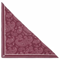 Paisley Triangle Tørklæde, Burgundy