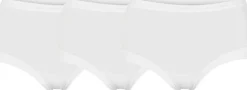 3-Pak Maxi Briefs, White, M