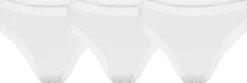3-pak Tai Briefs, White, XL