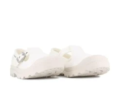 Pampa Mary-Jane Washed Sko, Soft White, 37