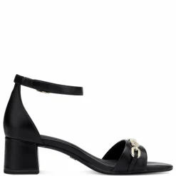 Paola Højhælede Sandaler, Sort, 41