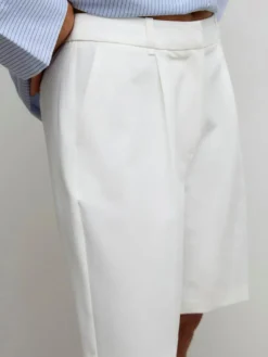 Passi Knee Shorts, Snow White, XL