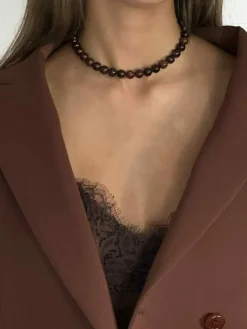 Passion Halskæde, Red/Gold, 38+3 cm