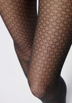 Pattern Tights, Black Chain, S/M