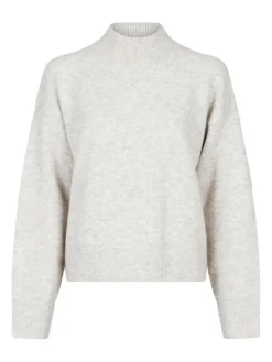 Paulina Striktrøje, Beige Melange, 34