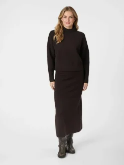 Paulina Striktrøje, Dark Brown, 36