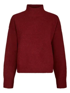 Paulina Striktrøje, Dark Red, 40