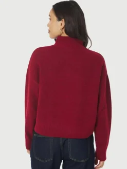 Paulina Striktrøje, Dark Red, 40