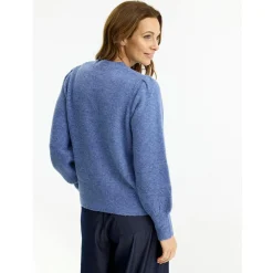 Pearl Cardigan, Blue, L