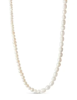 Pearlie Halskæde, Guld/Hvid, 40+5 cm